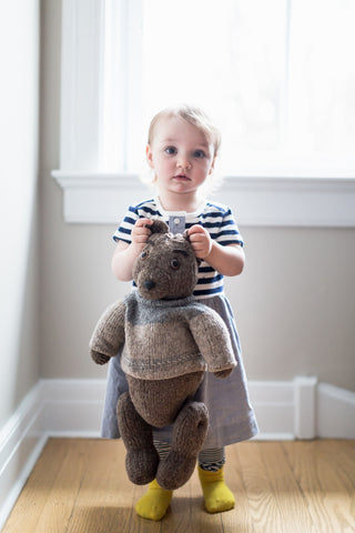 Humphrey Stuffed Bear, Knitting Pattern by Véronik Avery